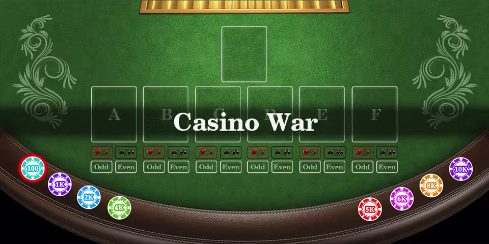 Casino War by Brino Games, available for your casino platform