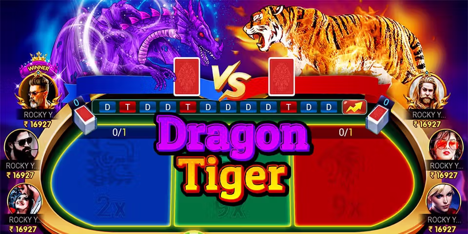 Dragon Tiger by Brino Games, available for your casino platform