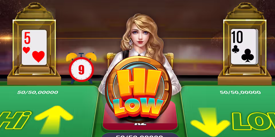 Hi Low by Brino Games, available to add to your casino platform