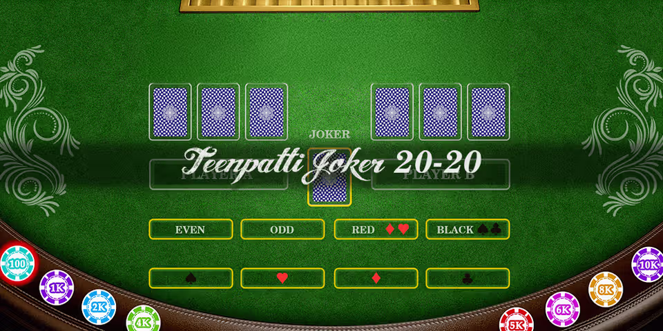 Teenpatti Joker 20-20 by Brino Games, available for your casino platform