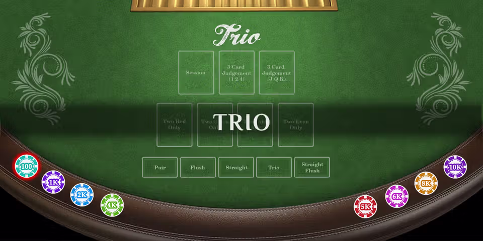 Trio by Brino Games, available for your casino platform