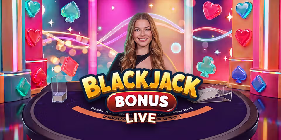 Blackjack Bonus Live by ICONIC21, available for your casino platform