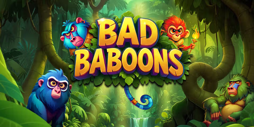 Bad Baboons by Betgames, available for your casino platform