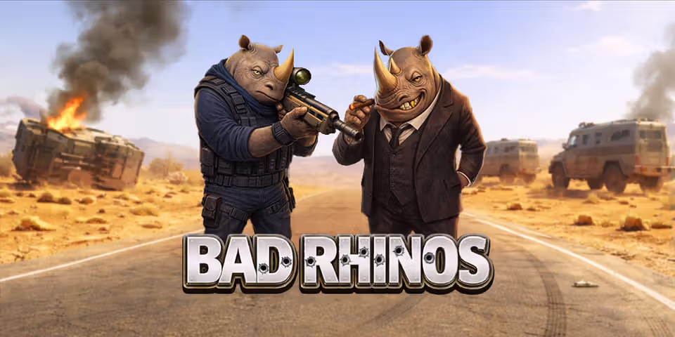 Bad Rhinos by Betgames, available for your casino platform