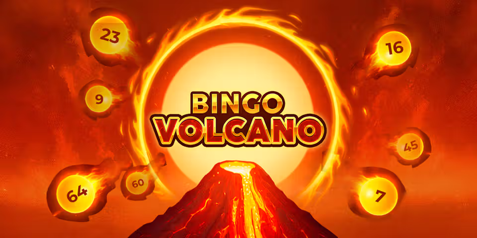 Bingo Volcano by Caleta, available for your casino platform