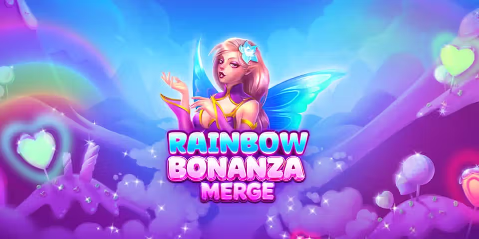 Rainbow Bonanza Merge by Clawbuster, available for your casino platform