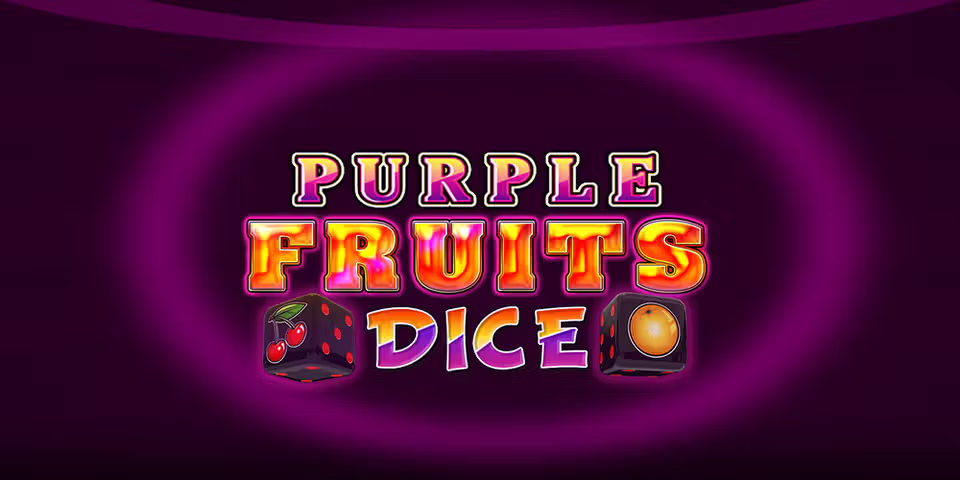Purple Fruits Dice by CT Interactive, available for your casino platform