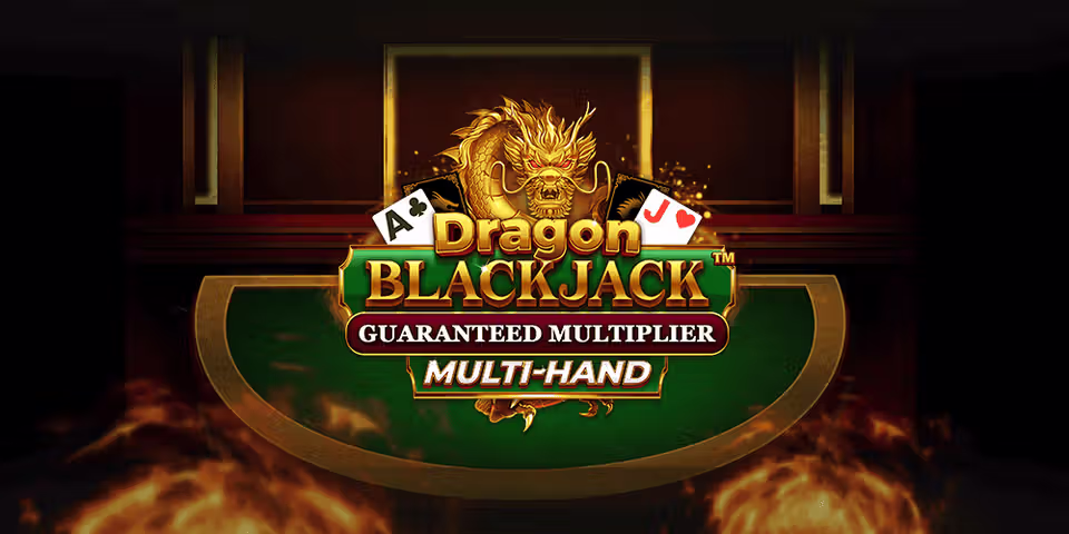 Dragon Blackjack Guaranteed Multiplier Multi-hand™ by Dragon Gaming, available for your casino platform