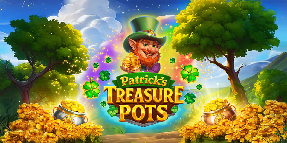 Patrick’s Treasure Pots by Ela games, available for your casino platform