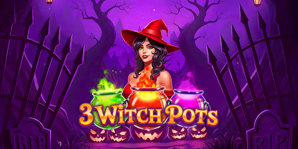 3 Witch Pots by Endorphina, available for your casino platform