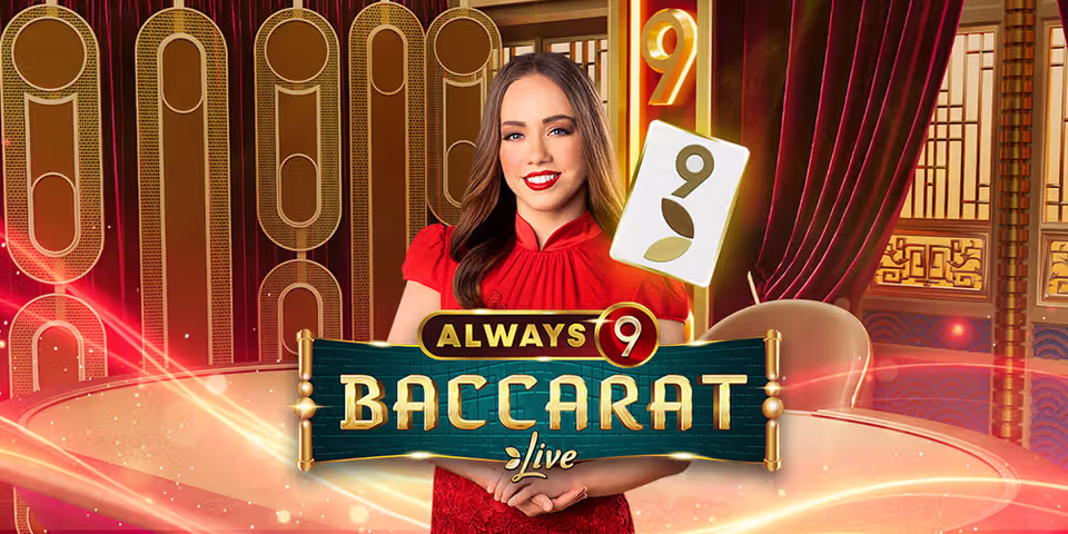Always 9 Baccarat by Evolution, available for your casino platform