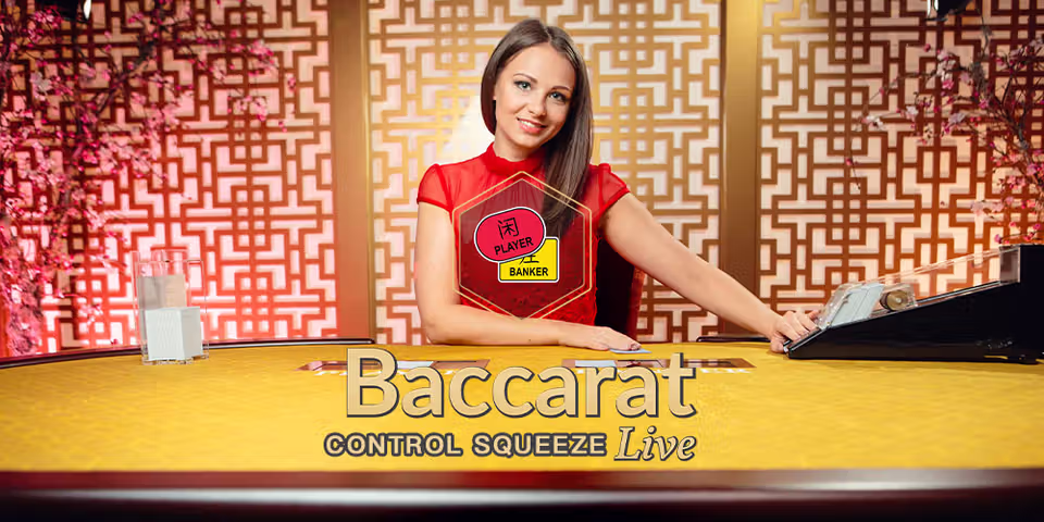 Baccarat Control Squeeze by Evolution, available for your casino platform