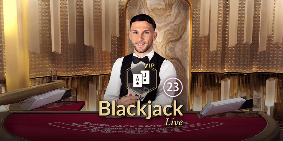 Blackjack VIP 23 by Evolution, available for your casino platform
