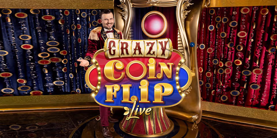 Crazy Coin Flip by Evolution, available for your casino platform