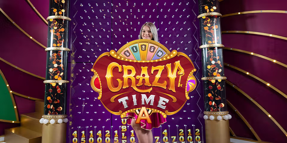Crazy Time A by Evolution, available for your casino platform
