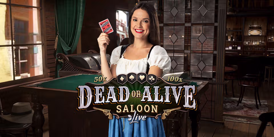 Dead or Alive: Saloon by Evolution, available for your casino platform