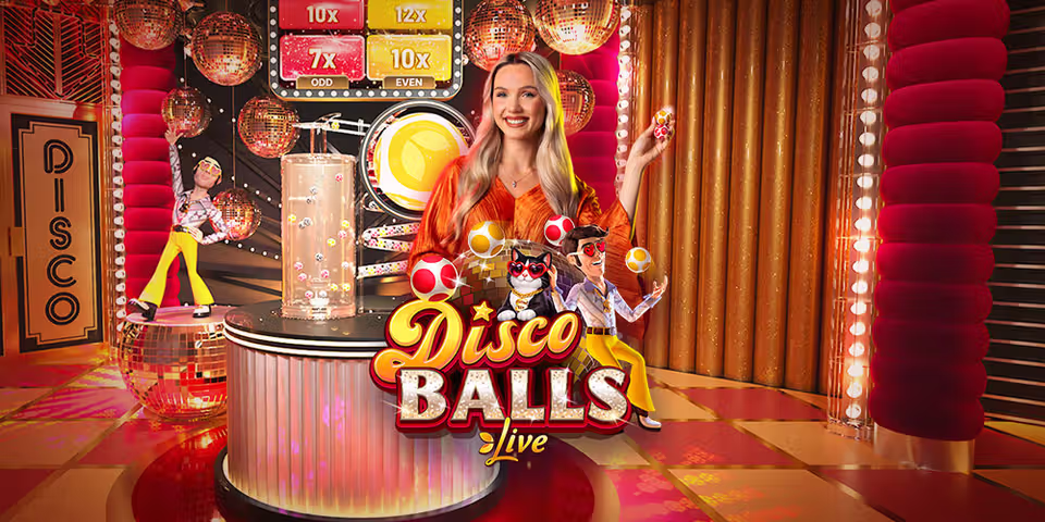 Disco Balls by Evolution, available for your casino platform