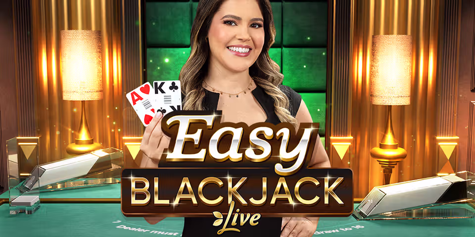 Easy Blackjack by Evolution, available for your casino platform