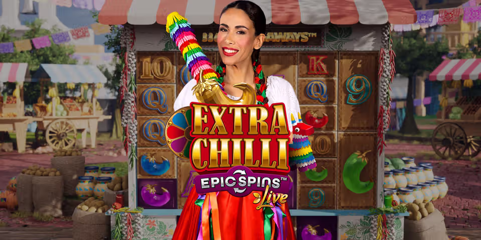 Extra Chilli Epic Spins by Evolution, available for your casino platform