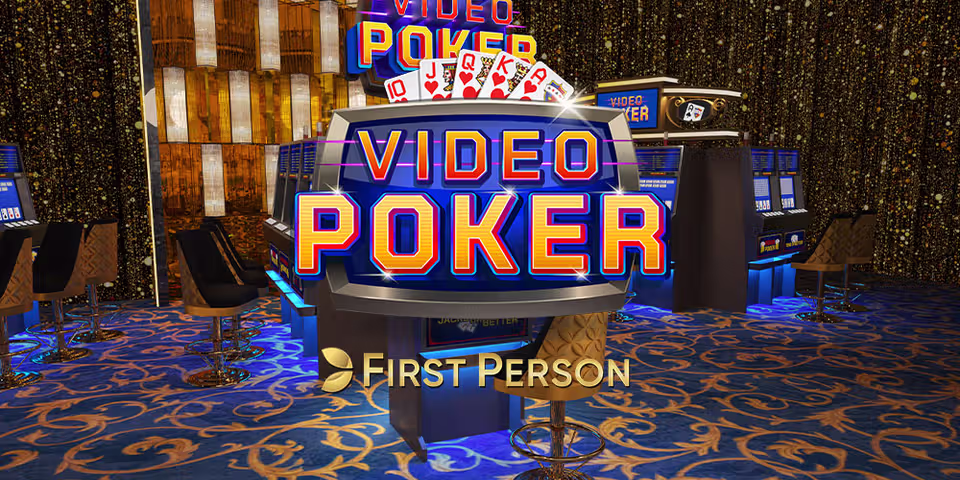 First Person Video Poker by Evolution, available for your casino platform