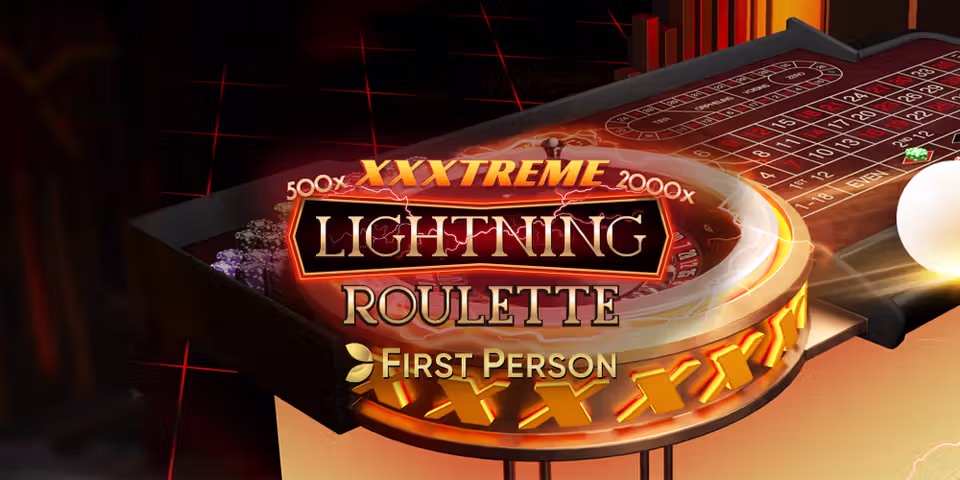 First Person XXXtreme Lightning Roulette by Evolution, available for your casino platform