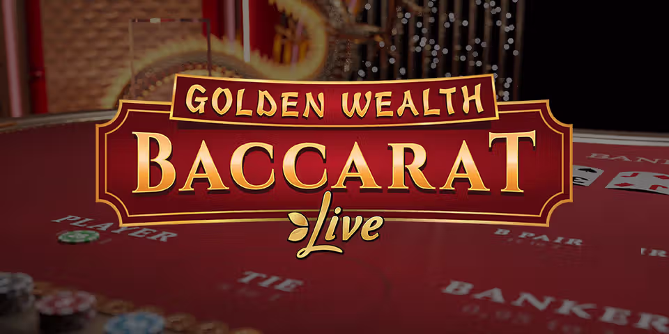 Golden Wealth Baccarat by Evolution, available for your casino platform