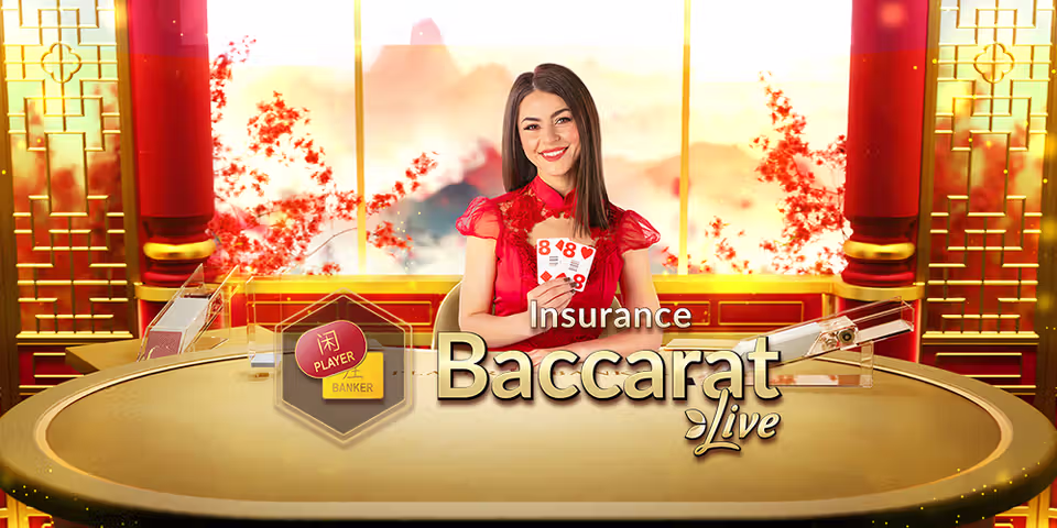Insurance Baccarat by Evolution, available for your casino platform