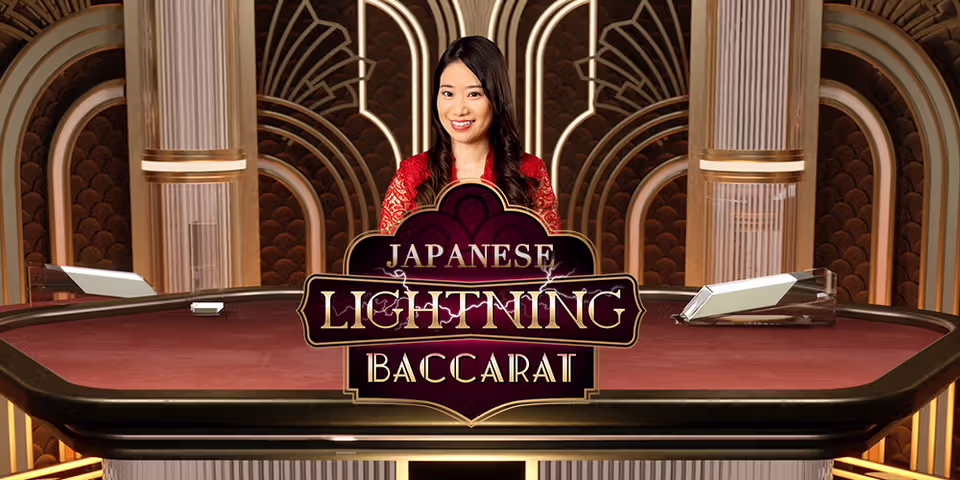 Japanese Lightning Baccarat by Evolution, available for your casino platform