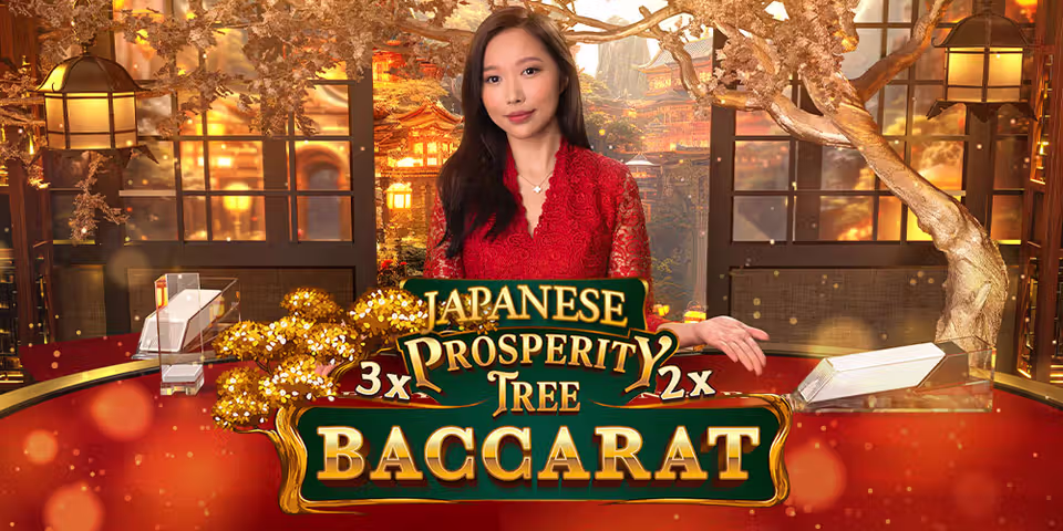 Japanese Prosperity Tree Baccarat by Evolution, available for your casino platform