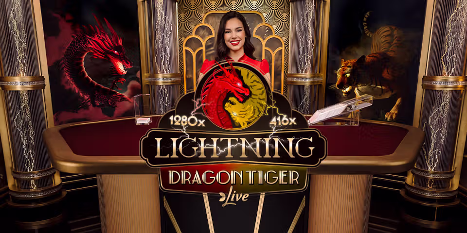 Lightning Dragon Tiger by Evolution, available for your casino platform