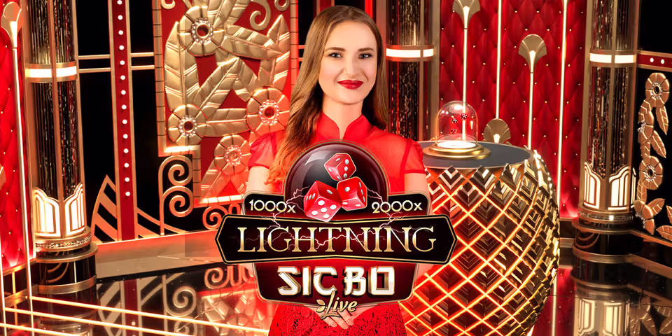 Lightning Sic Bo by Evolution, available for your casino platform