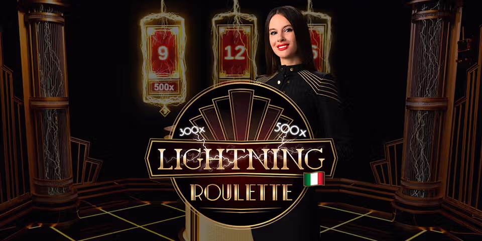 Lightning Roulette by Evolution, available for your casino platform