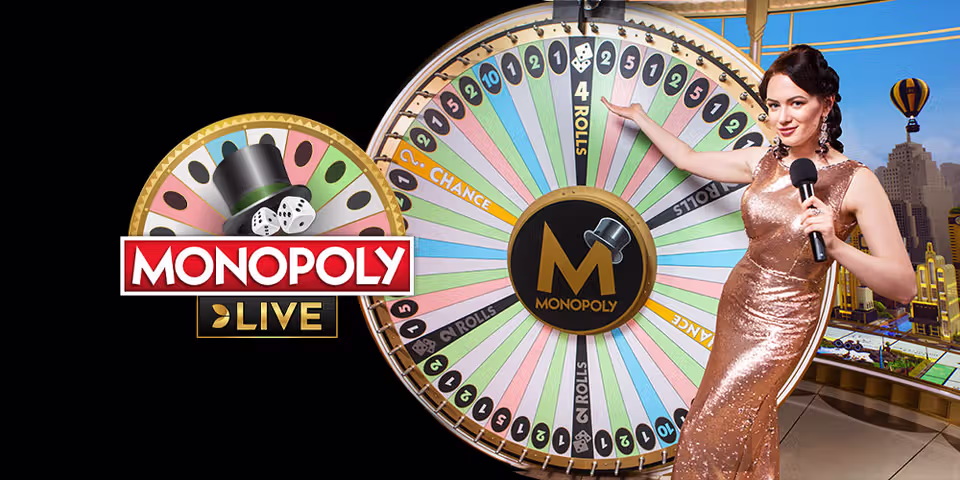 MONOPOLY Live by Evolution, available for your casino platform