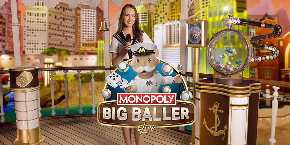 Monopoly Big Baller by Evolution, available for your casino platform