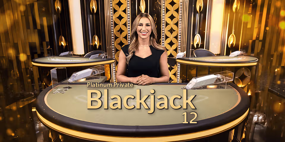 Platinum Private Blackjack 12 by Evolution, available for your casino platform