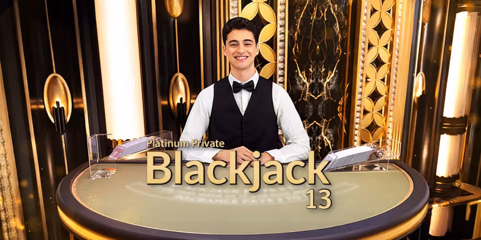 Platinum Private Blackjack 13 by Evolution, available for your casino platform