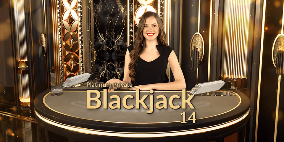 Platinum Private Blackjack 14 by Evolution, available for your casino platform