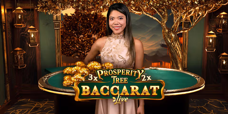 Prosperity Tree Baccarat by Evolution, available for your casino platform