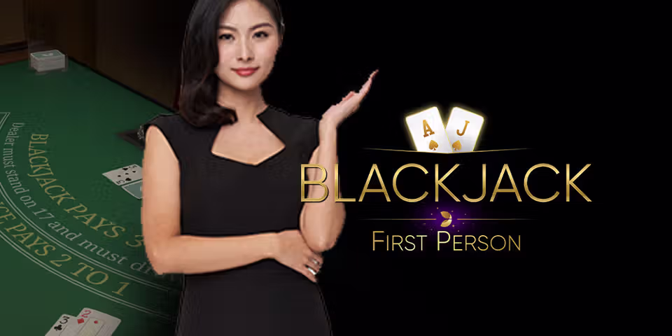 First Person Blackjack by Evolution, available for your casino platform