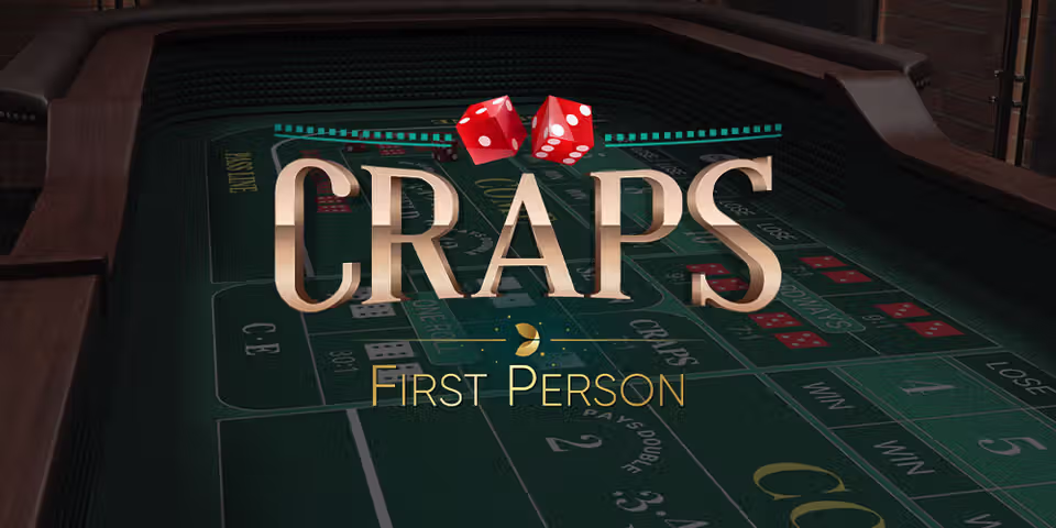 First Person Craps by Evolution, available for your casino platform