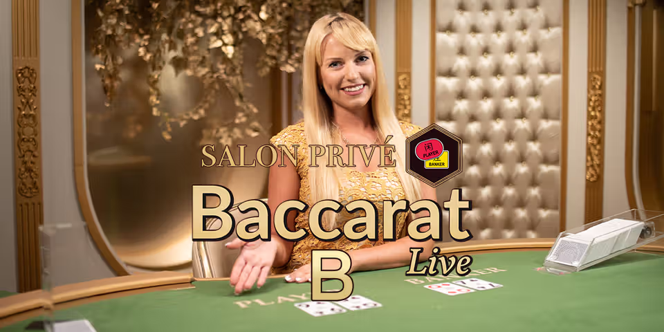 Salon Privé Baccarat B by Evolution, available for your casino platform