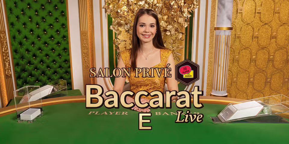 Salon Privé Baccarat E by Evolution, available for your casino platform
