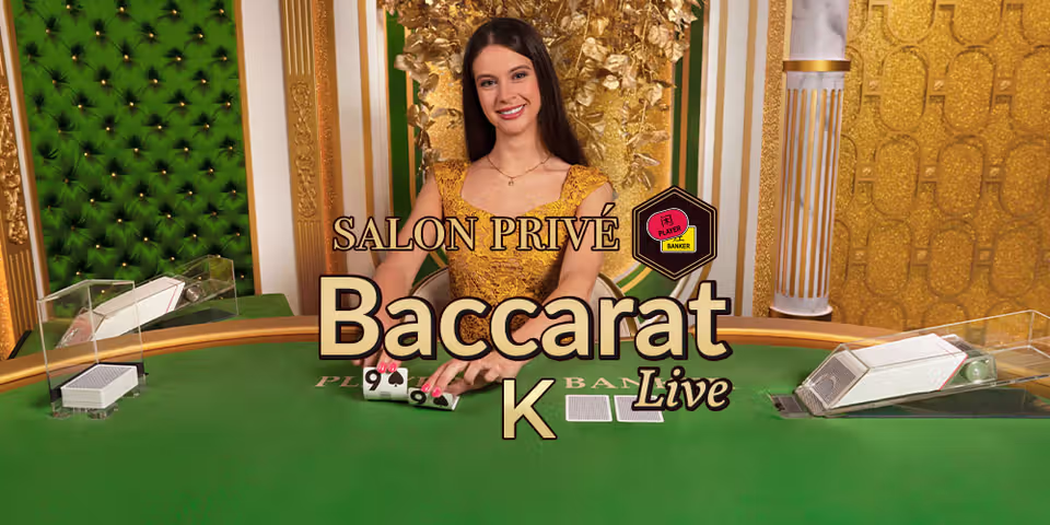 Salon Privé Baccarat K by Evolution, available for your casino platform