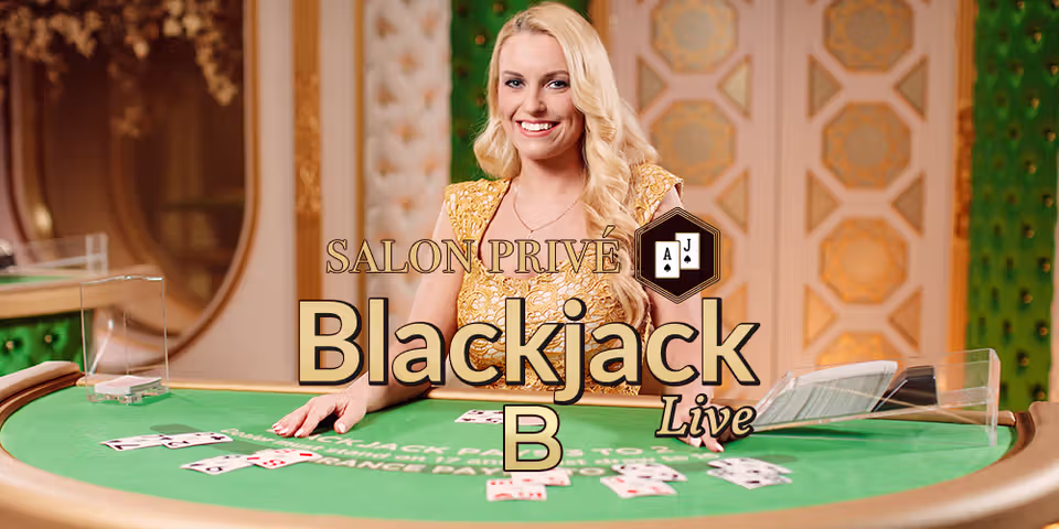 Salon Privé Blackjack B by Evolution, available for your casino platform