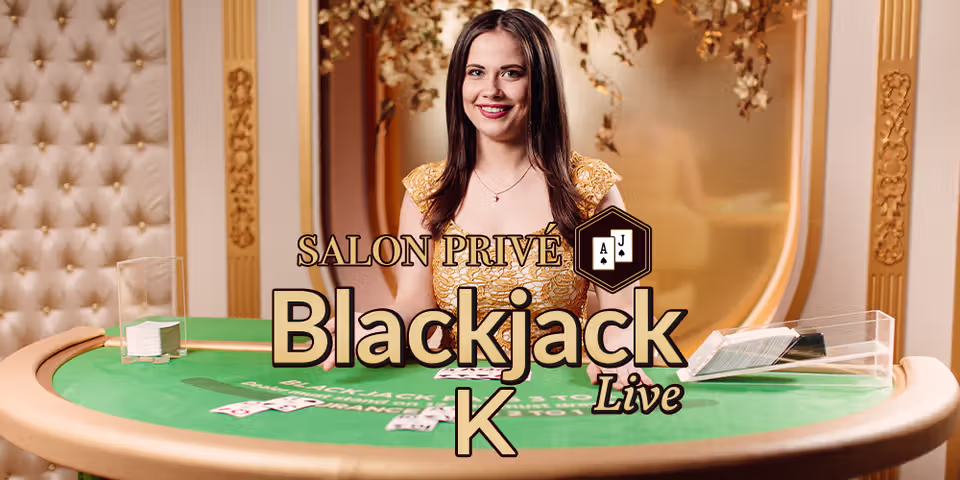 Salon Privé Blackjack K by Evolution, available for your casino platform