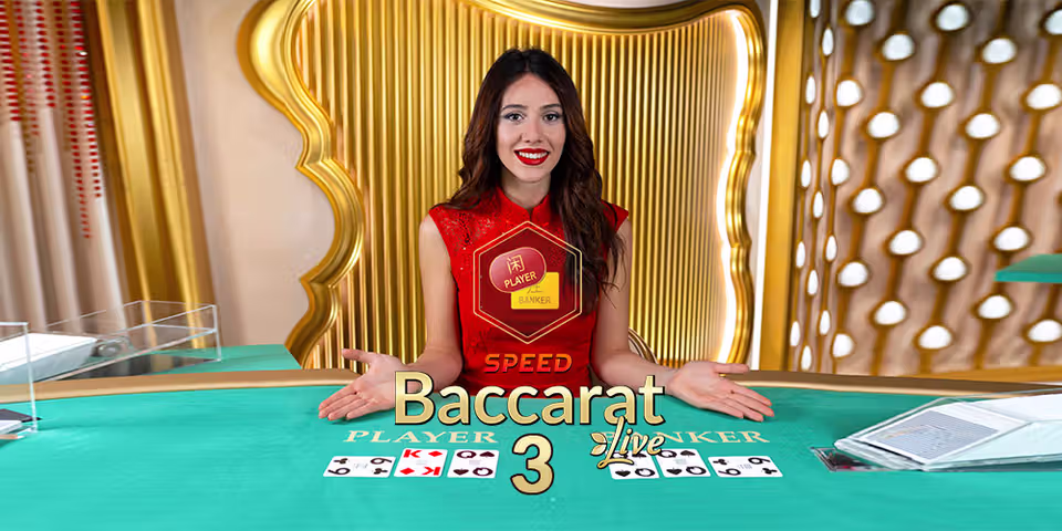 Speed Baccarat 3 by Evolution, available to add to your casino platform