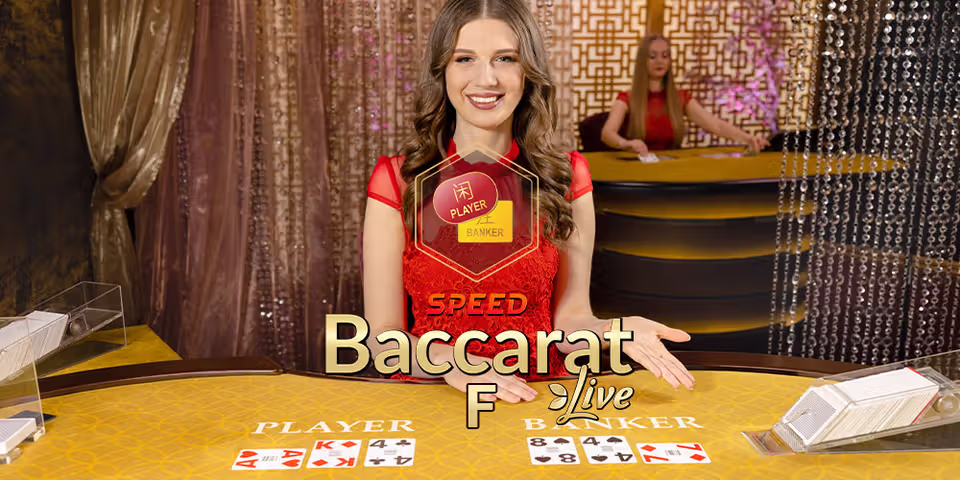 Speed Baccarat F by Evolution, available to add to your casino platform