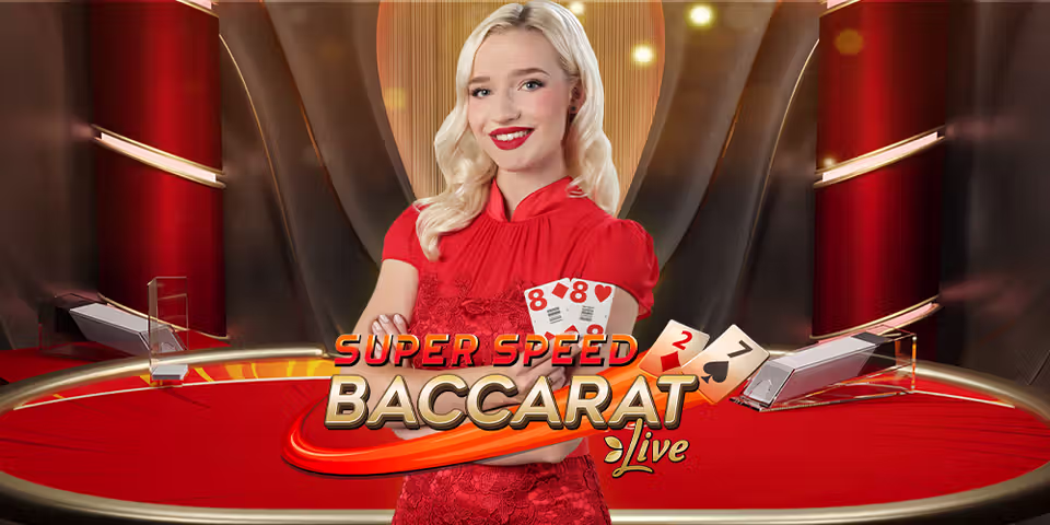 Super Speed Baccarat by Evolution, available for your casino platform