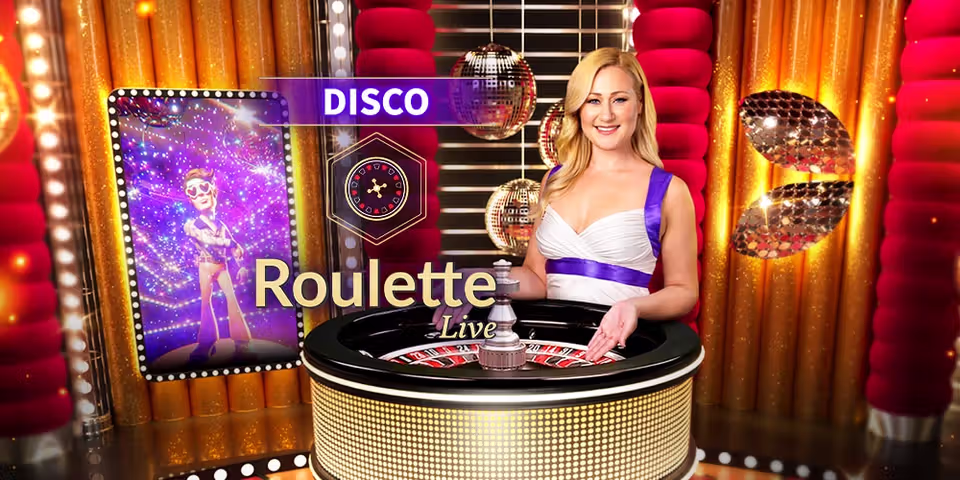 Disco Roulette by Evolution, available for your casino platform