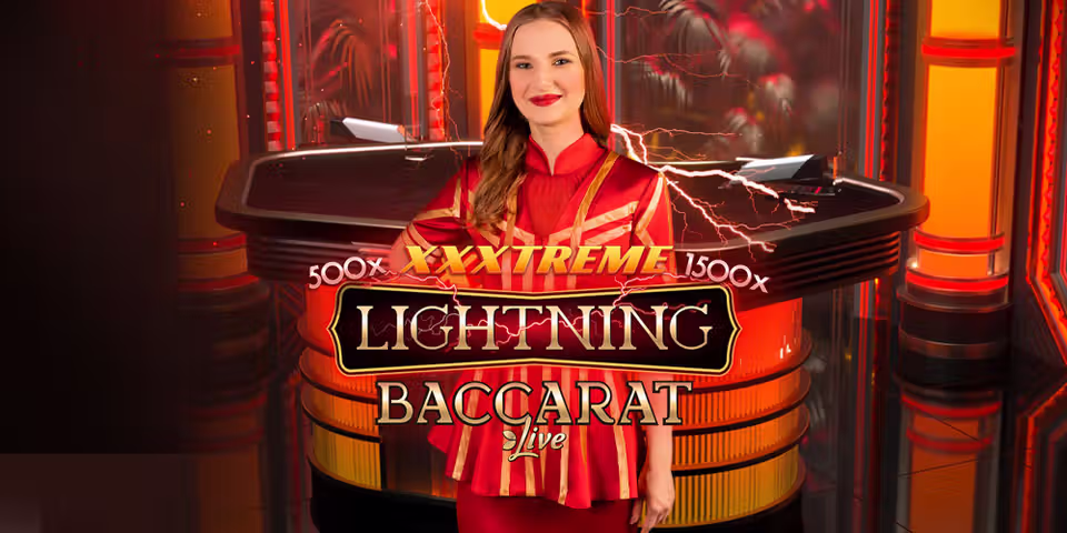 XXXtreme Lightning Baccarat by Evolution, available for your casino platform